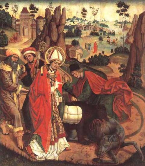 Jan Polack Painting of Saint Corbinian Germany oil painting art